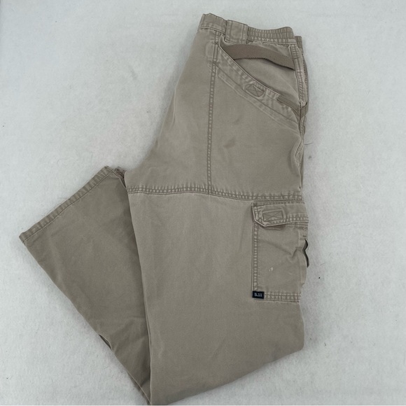 5.11 Tactical Pants 51 Tactical Mens Active Work Pants Superior Fit Double Reinforced Khaki